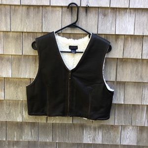 Leather vest